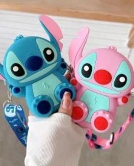 Stitch Mini Çapraz Çanta - Mavi
