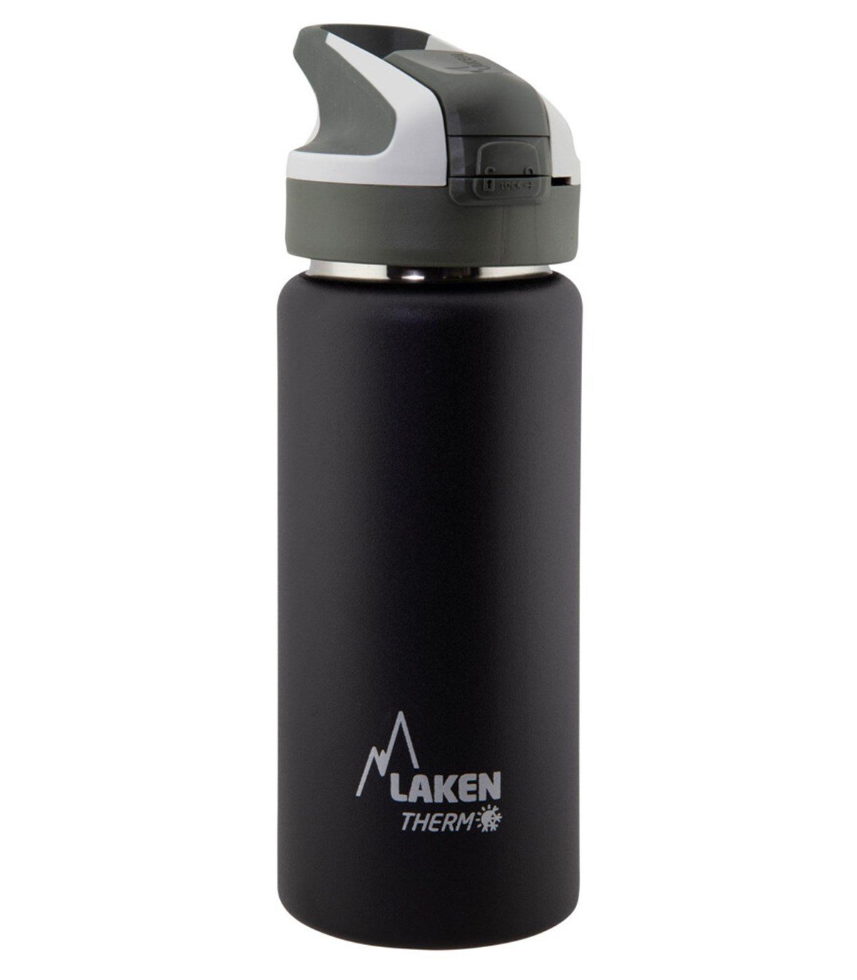 Laken Summit Çelik Termos Pipetli Suluk (0.50L) // Siyah