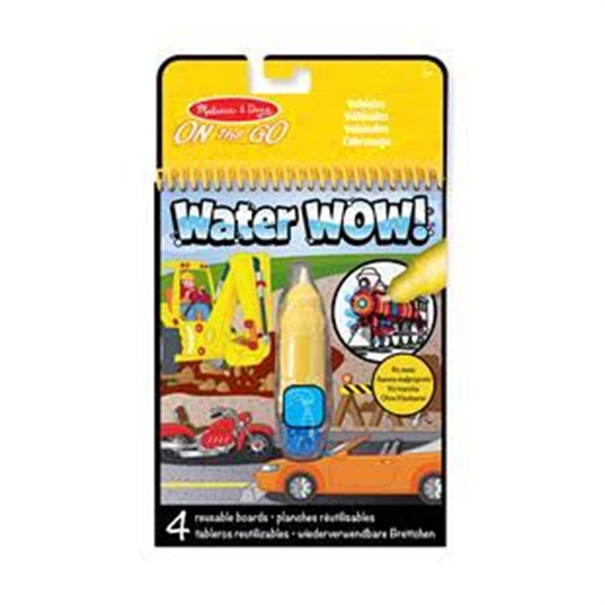 Melissa&Doug Water Wow! Su ile boyama kitabı / Araçlar