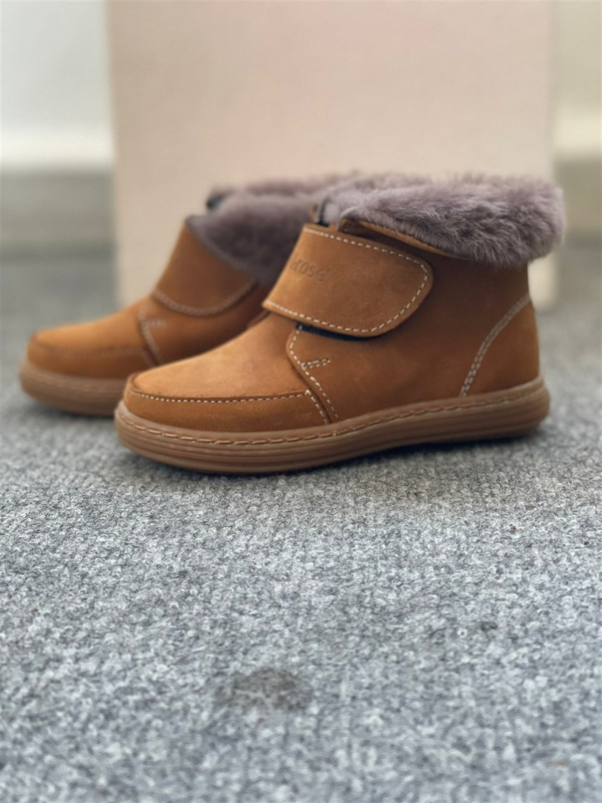 Merli&Rose Nordic Nubuk Kürklü Bot | Camel