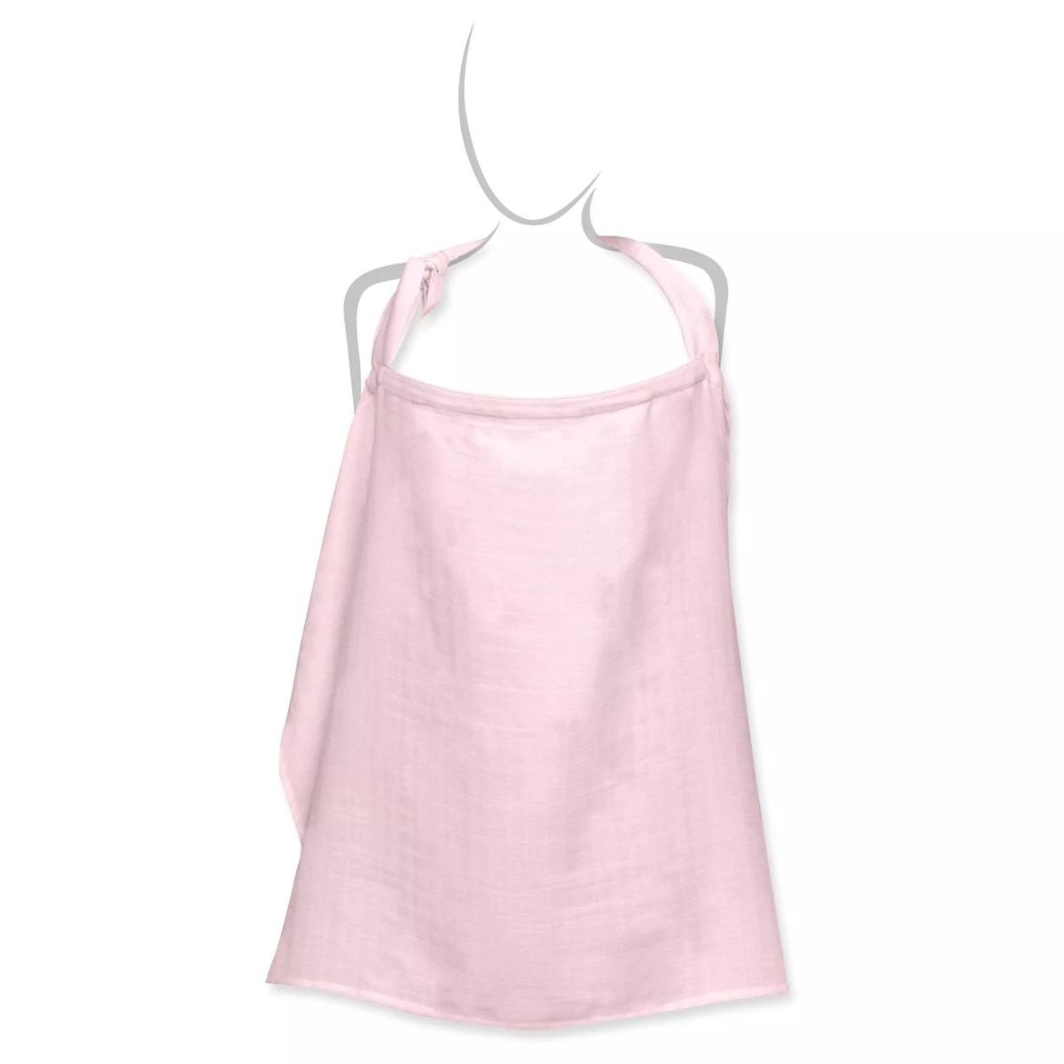 Müslin Bebek Emzirme Önlüğü – Innocent Pink