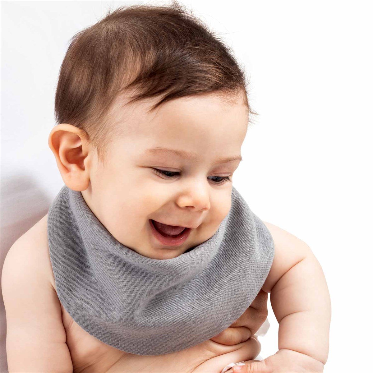 Müslin Bebek Önlük – Duman