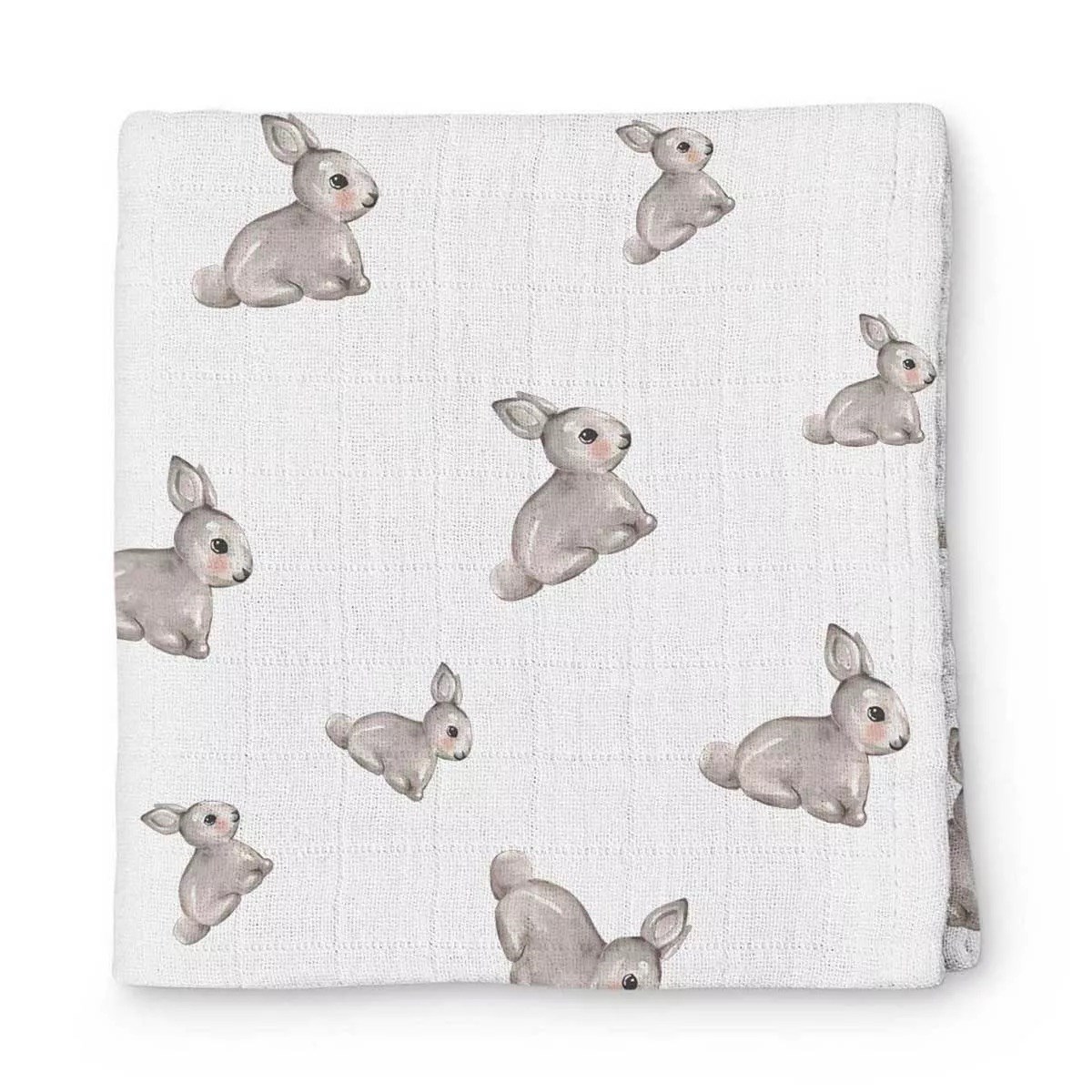 Müslin Bebek Örtüsü 120X120 cm – Iconique Lapin