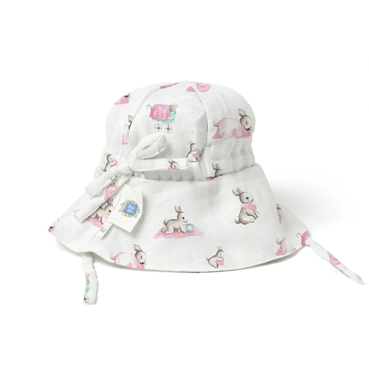 Müslin Bebek Şapkası – Bébé Lapin Rose