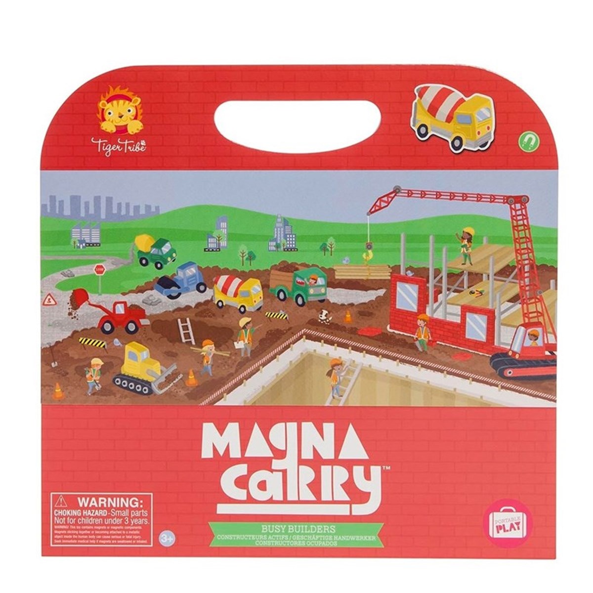 Tiger Tribe Mıknatıslı Oyun Seti - Busy Builders