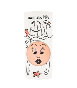 Nailmatic Kids Su Bazlı Çocuk Tırnak Cilası // Flamingo (Neon Mercan)