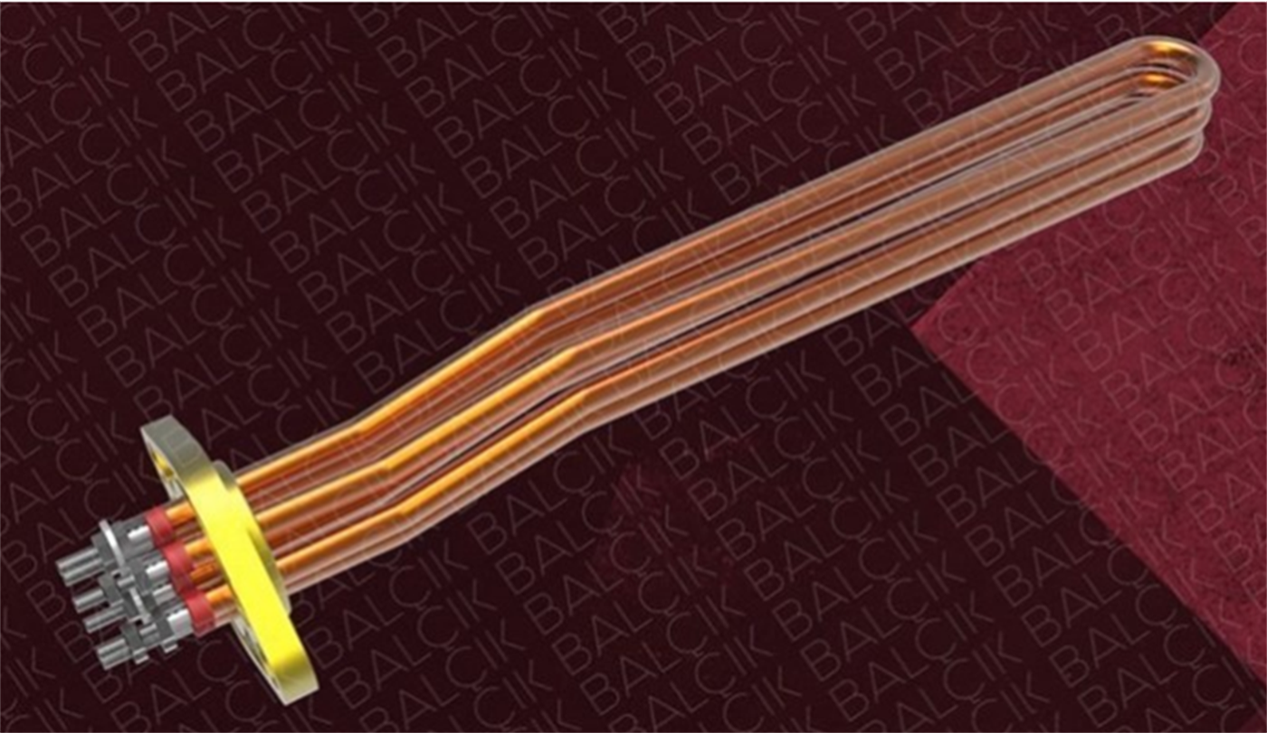 Üçgen Flanşlı Kahve Makinası Rezistansı Bakır 230V 3400W ÜK:92272-1BALÇIK ISI