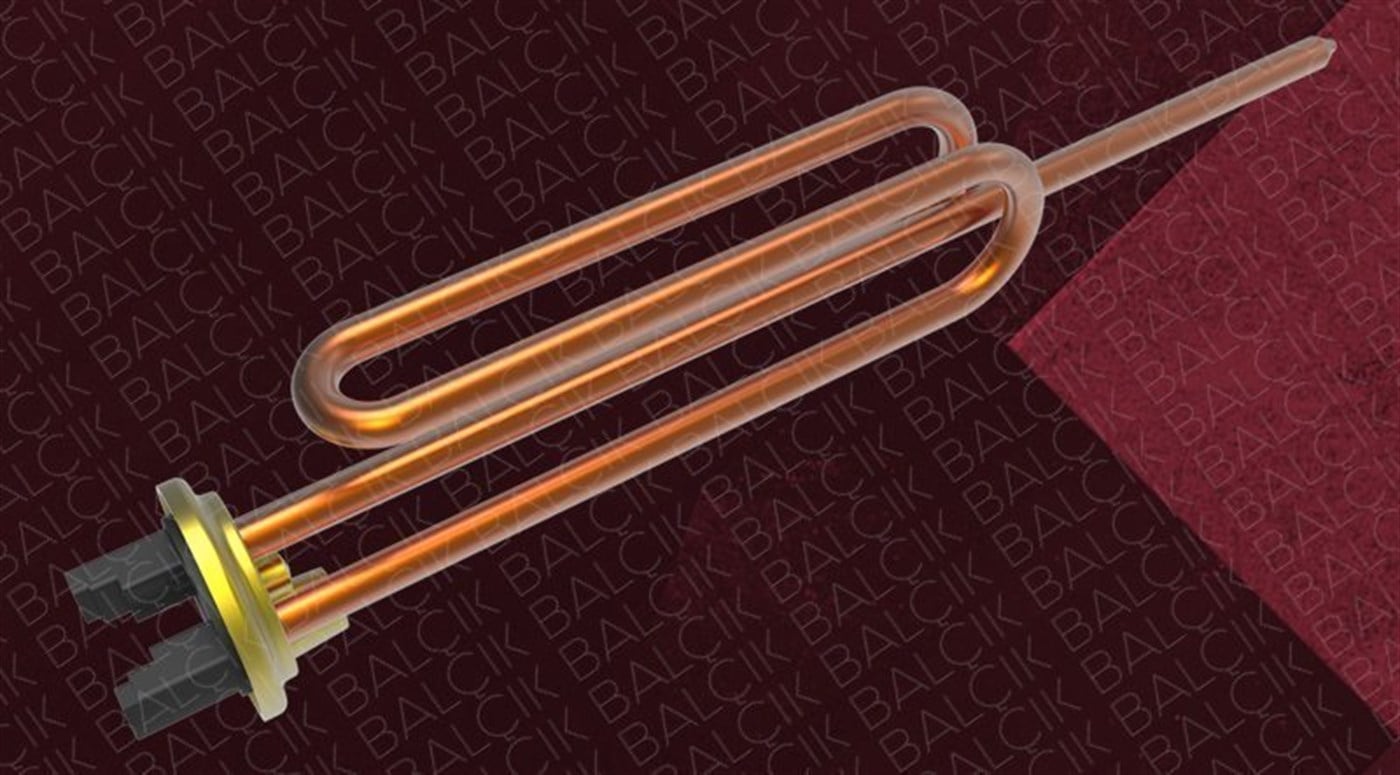 RFC15-1618-230 Yuv Flanş Termosifon Rezistansı BAKIR