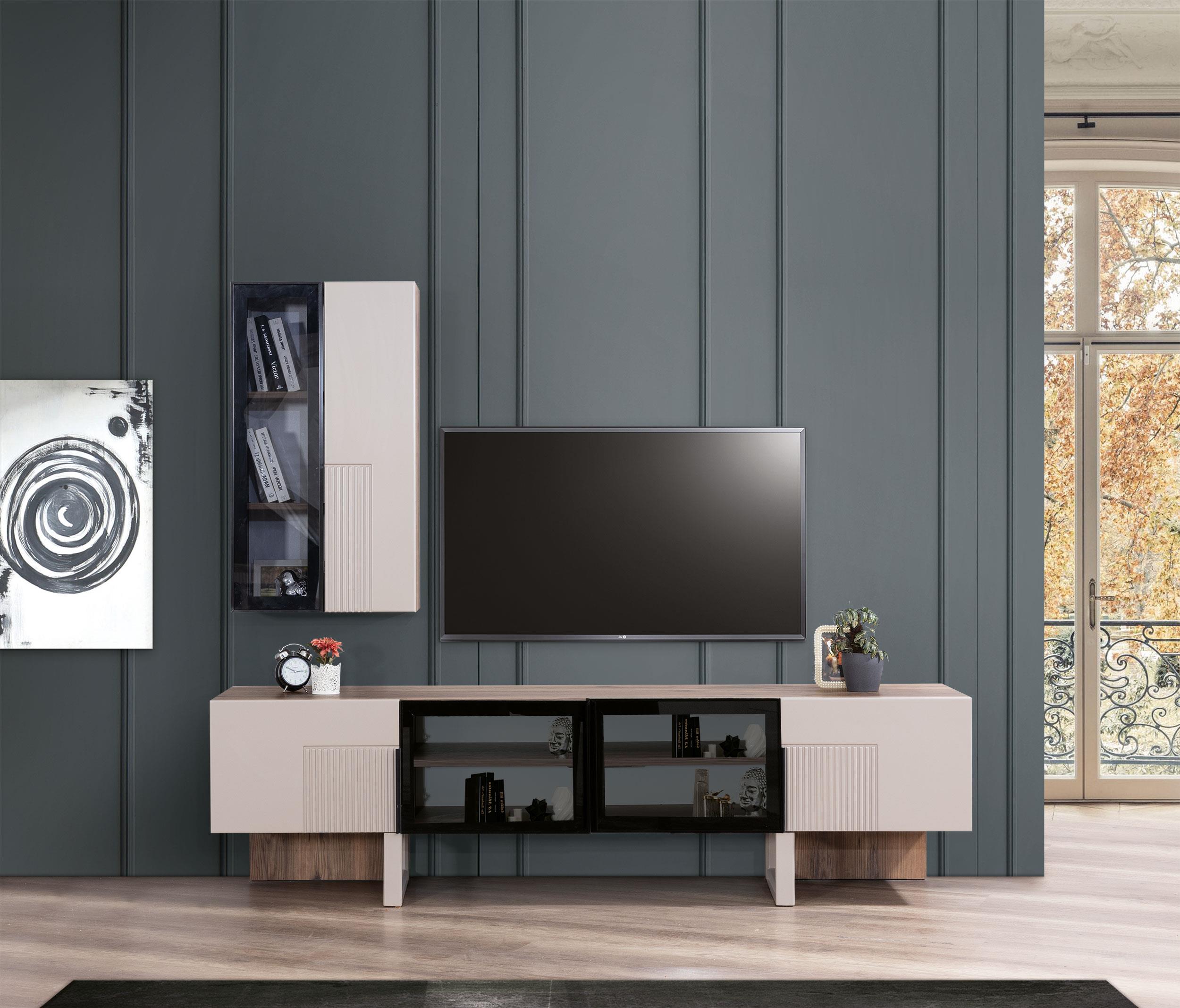 VOLE CEVİZ TV ÜNİTESİ ALT ÜST VOLE CEVİZ TV ÜNİTESİ ALT ÜST