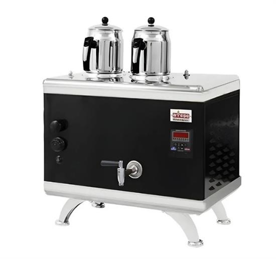 Ateşe 2 Demlikli Çay Kazanı Titanium Compact Dijital Gazlı