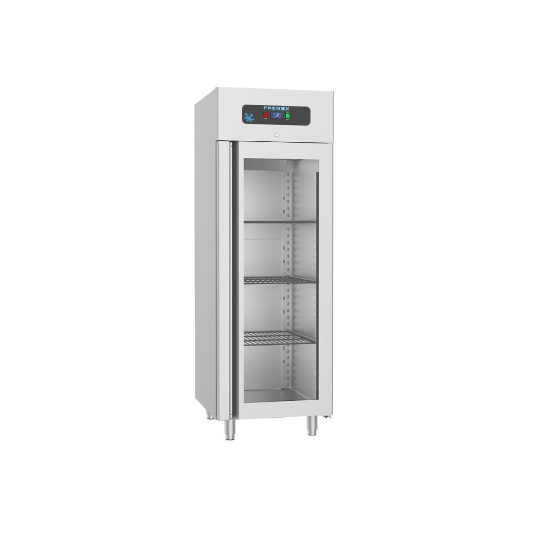 Frenox Camlı Tek Kapılı Dik Tip Buzdolabı Gastronom Seri 70x81x205