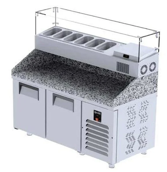 Iceinox Make Up GN Buzdolabı 40x60 Tepsi Kapasiteli 2 Kapılı PTS
