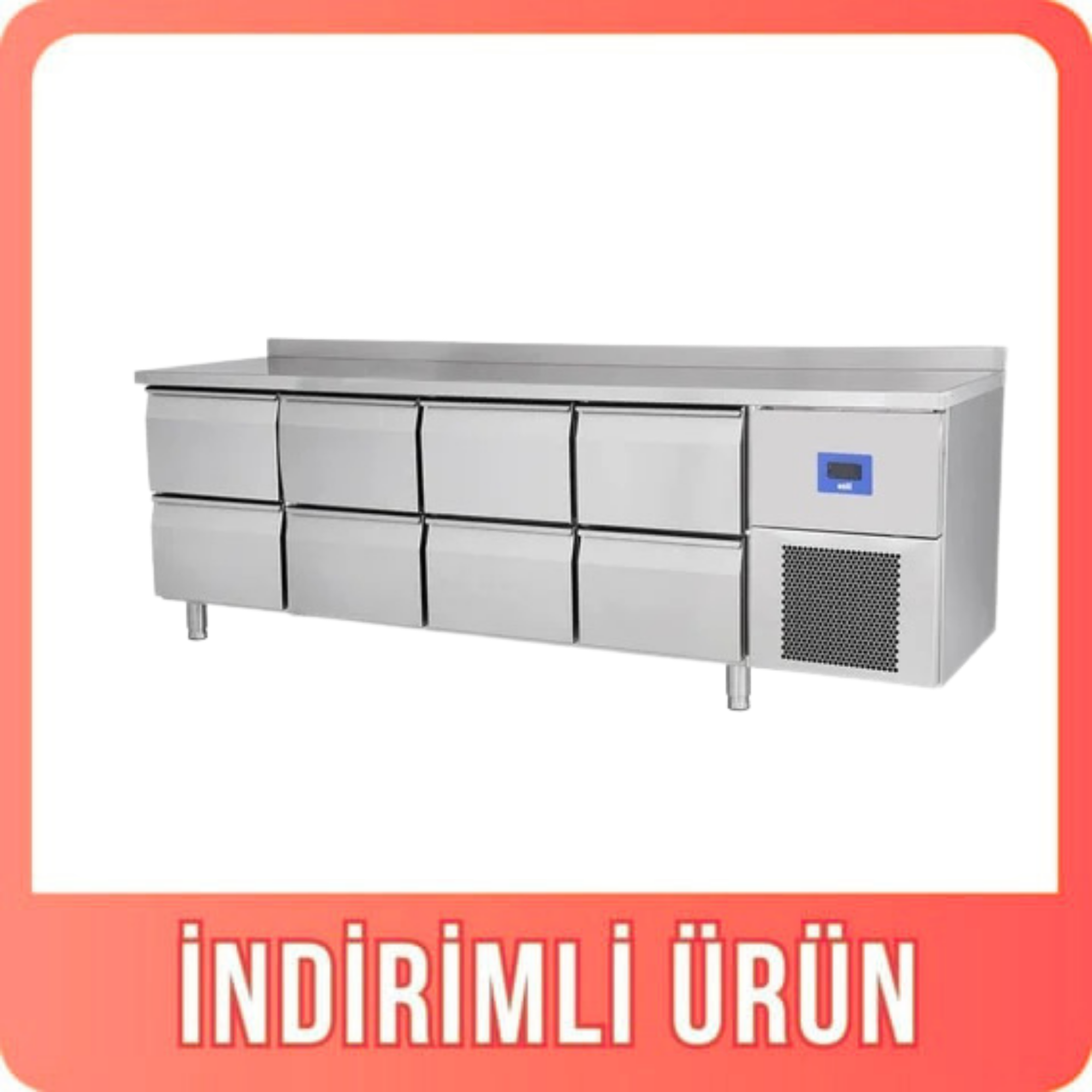 Öztiryakiler TAG 470 NMV Sekiz Çekmeceli Tezgah Tip Buzdolabı 79E4