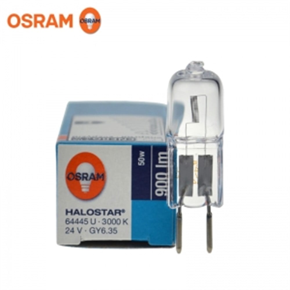 64445 U OSRAM 24V 50W GY6.35Halostar 24V Serisimyd109664445 U OSRAM 24V 50W GY6.35
