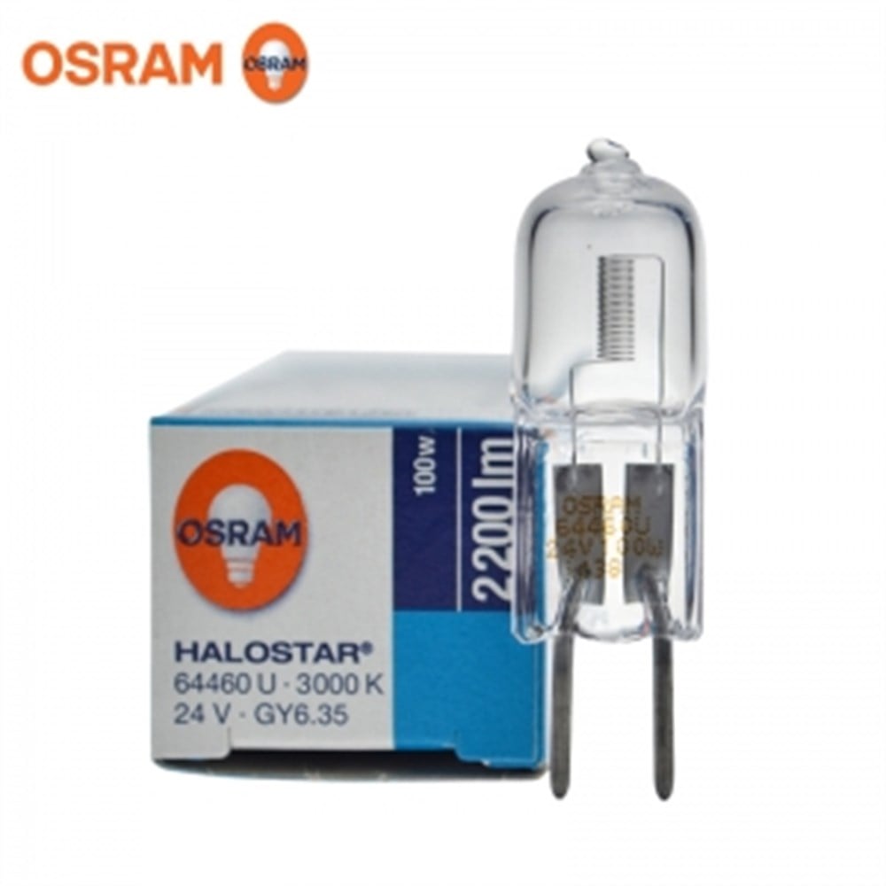 64460 U OSRAM 24V 100W GY6.35Diş Ünitesi Ampullerimyd74164460 U OSRAM 24V 100W GY6.35