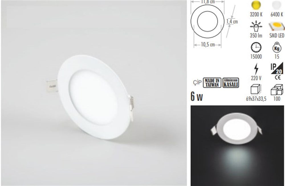 Panel Led Armatür 3