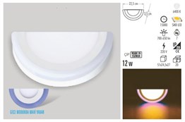 12W COB Led Armatür - Beyaz Işık