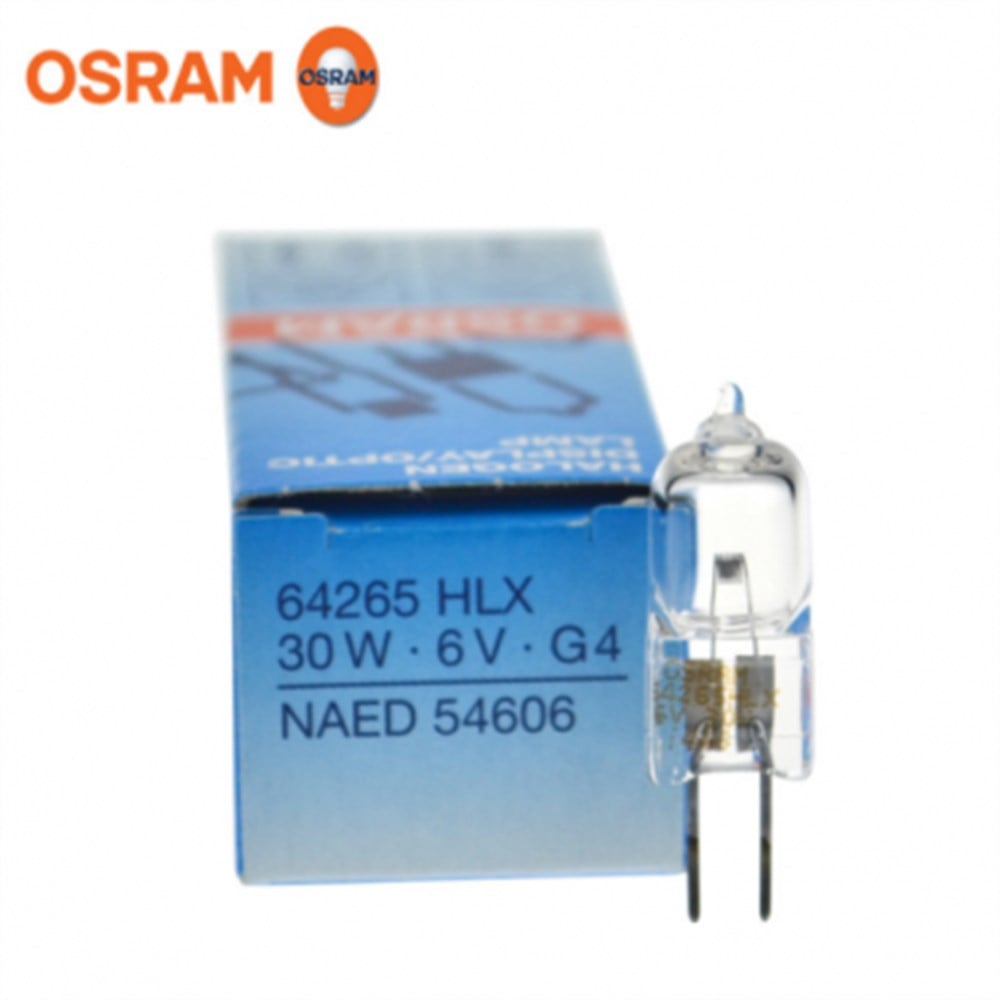 64265 OSRAM 30W 6V G4 MİKROSKOP Mikroskop Cihaz Ampullerimyd82164265 OSRAM 30W 6V G4 MİKROSKOP
