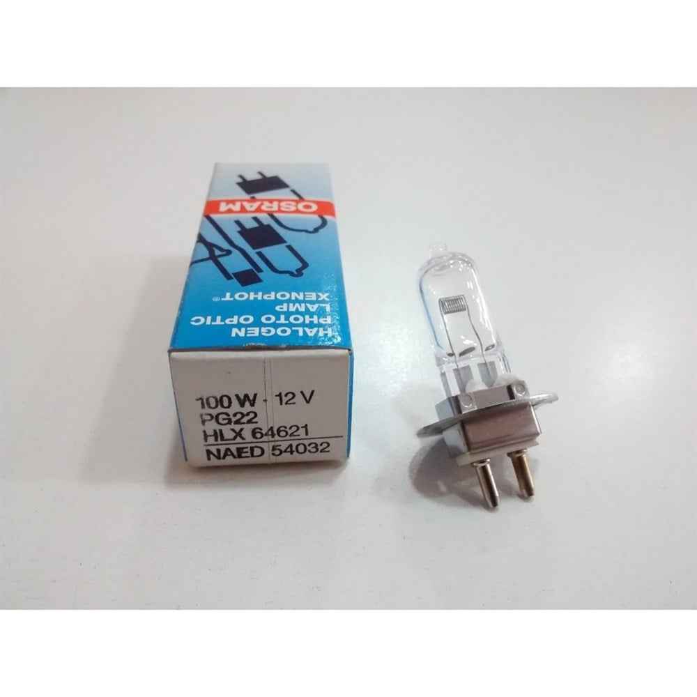 64621 OSRAM 100W 12V PG22 HLXBiomikroskop Cihaz Ampullerimyd80164621 OSRAM 100W 12V PG22 HLX