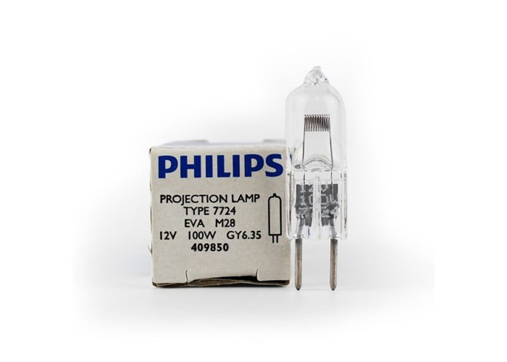 7724 PHILIPS 12V 100W GY6,35 EVAAmeliyathane Ampullerimyd7207724 PHILIPS 12V 100W GY6,35 EVA