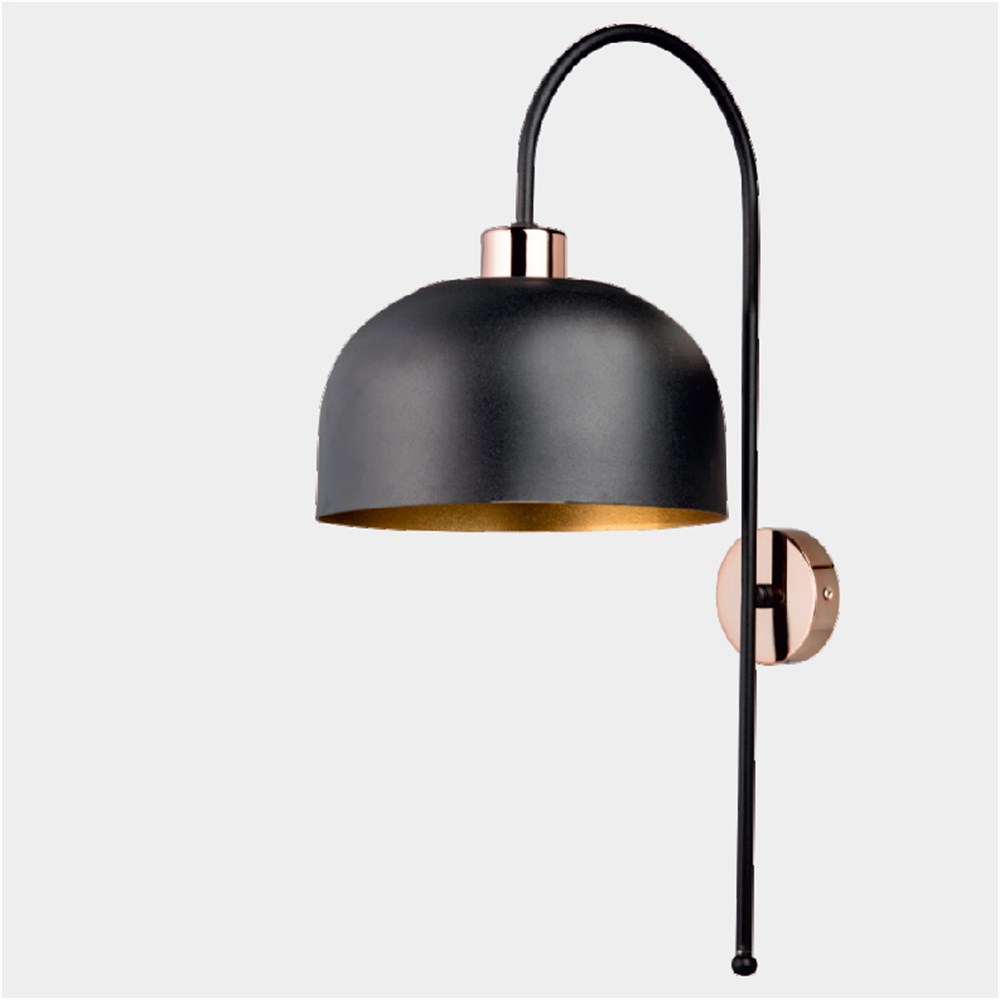DEKORATİF APLİK (SİYAH+GOLD DUY+30cm)Modern Dekoratif Sarkıt Armatürmyd655DEKORATİF APLİK (SİYAH+GOLD DUY+30cm)