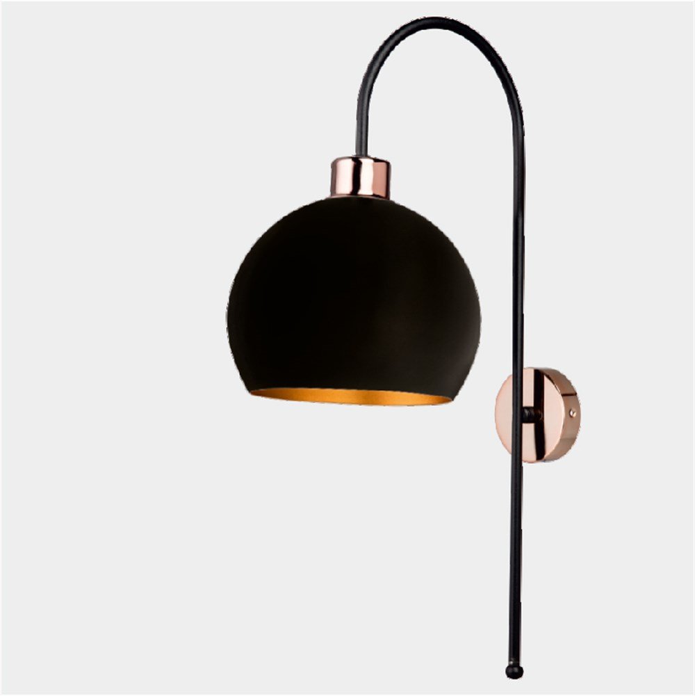 DEKORATİF APLİK (SİYAH+GOLD DUY+30cm)Modern Dekoratif Sarkıt Armatürmyd656DEKORATİF APLİK (SİYAH+GOLD DUY+30cm)