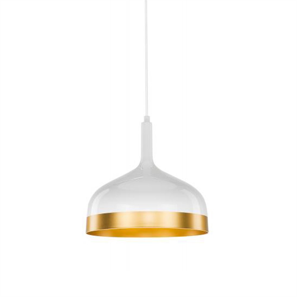 DEKORATİF SARKIT ARMATÜR (BEYAZ+GOLD ŞERİT+30cm)Modern Dekoratif Sarkıt Armatürmyd610DEKORATİF SARKIT ARMATÜR (BEYAZ+GOLD ŞERİT+30cm)
