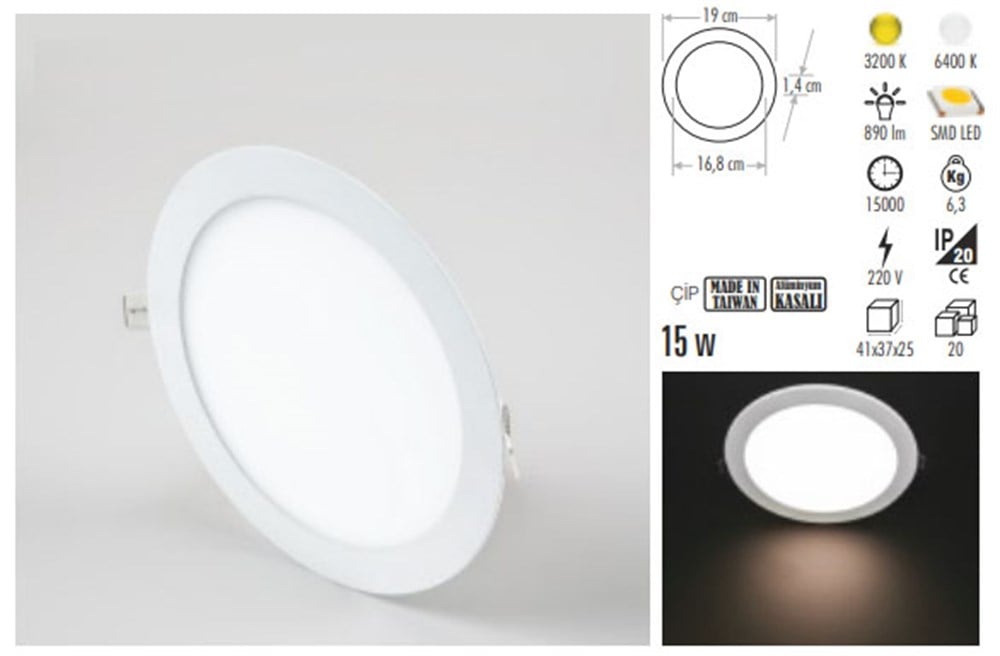 Panel Led Armatür 6