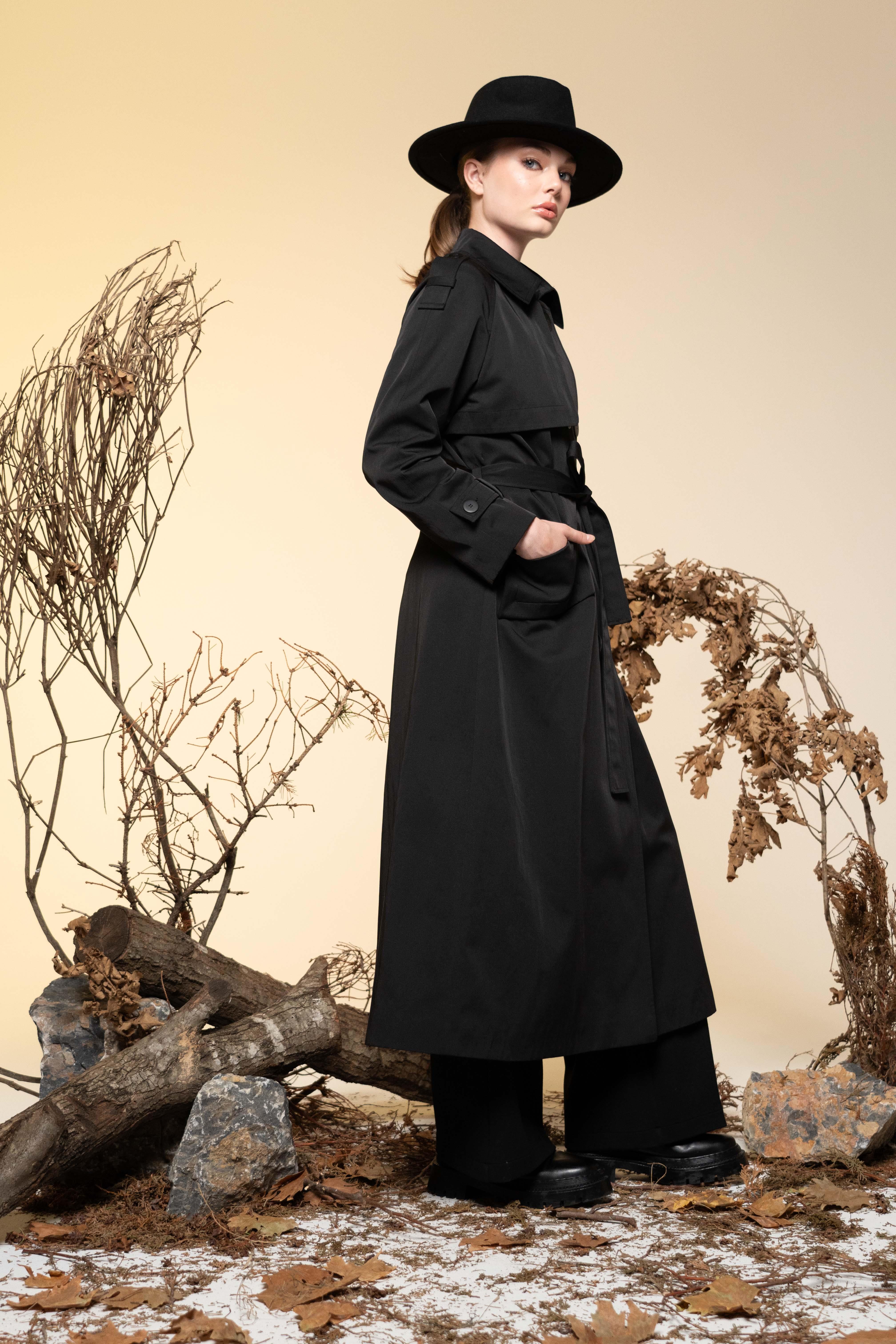 ÇİFT DÜĞMELİ TRENÇKOT