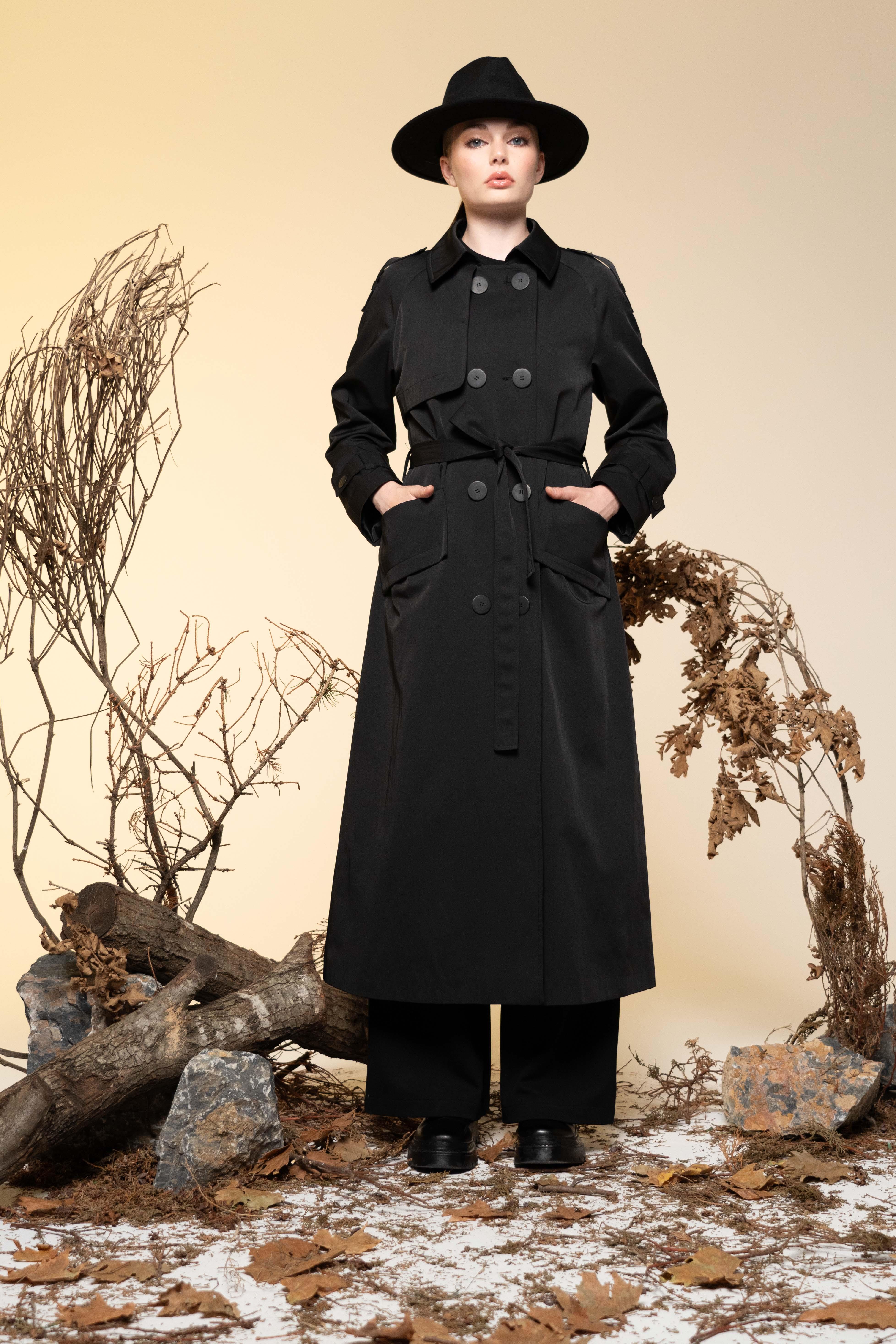 ÇİFT DÜĞMELİ TRENÇKOT