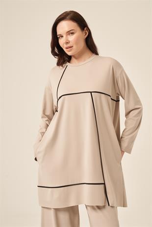 BİYE KOMBİNLİ PANTOLONLU BAMBU TAKIM