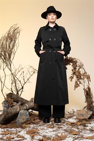 ÇİFT DÜĞMELİ TRENÇKOT