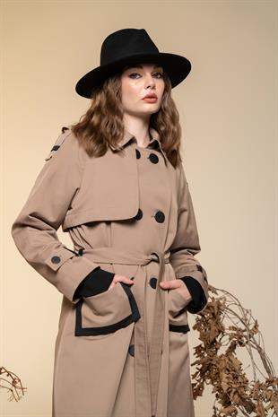 ÇİFT DÜĞMELİ TRENÇKOT