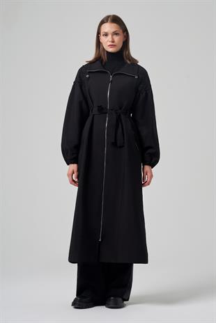 DANTEL DETAYLI TRENÇKOT