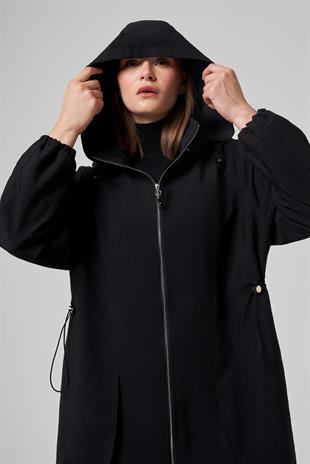 KAPÜŞONLU TRENÇKOT