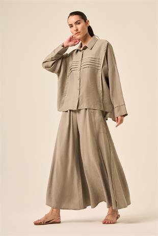 ROBASI PİLE DETAYLI ETEKLİ PASION TAKIM