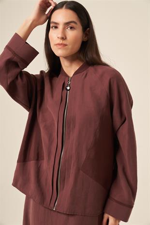 ÜÇGEN KUPLU FERMUAR YANI PİLELİ PASION ELBİSELİ TAKIM