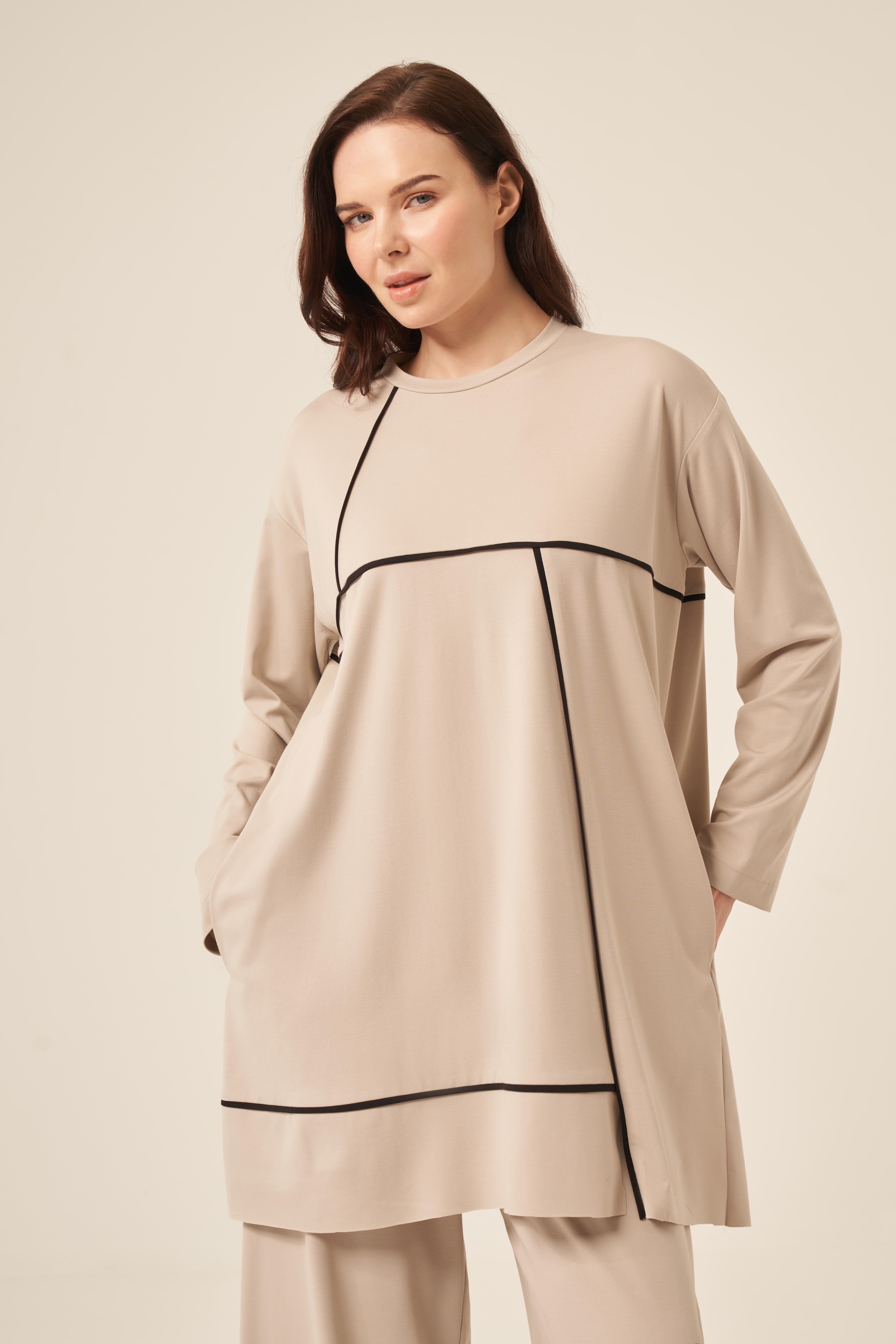 BİYE KOMBİNLİ PANTOLONLU BAMBU TAKIM