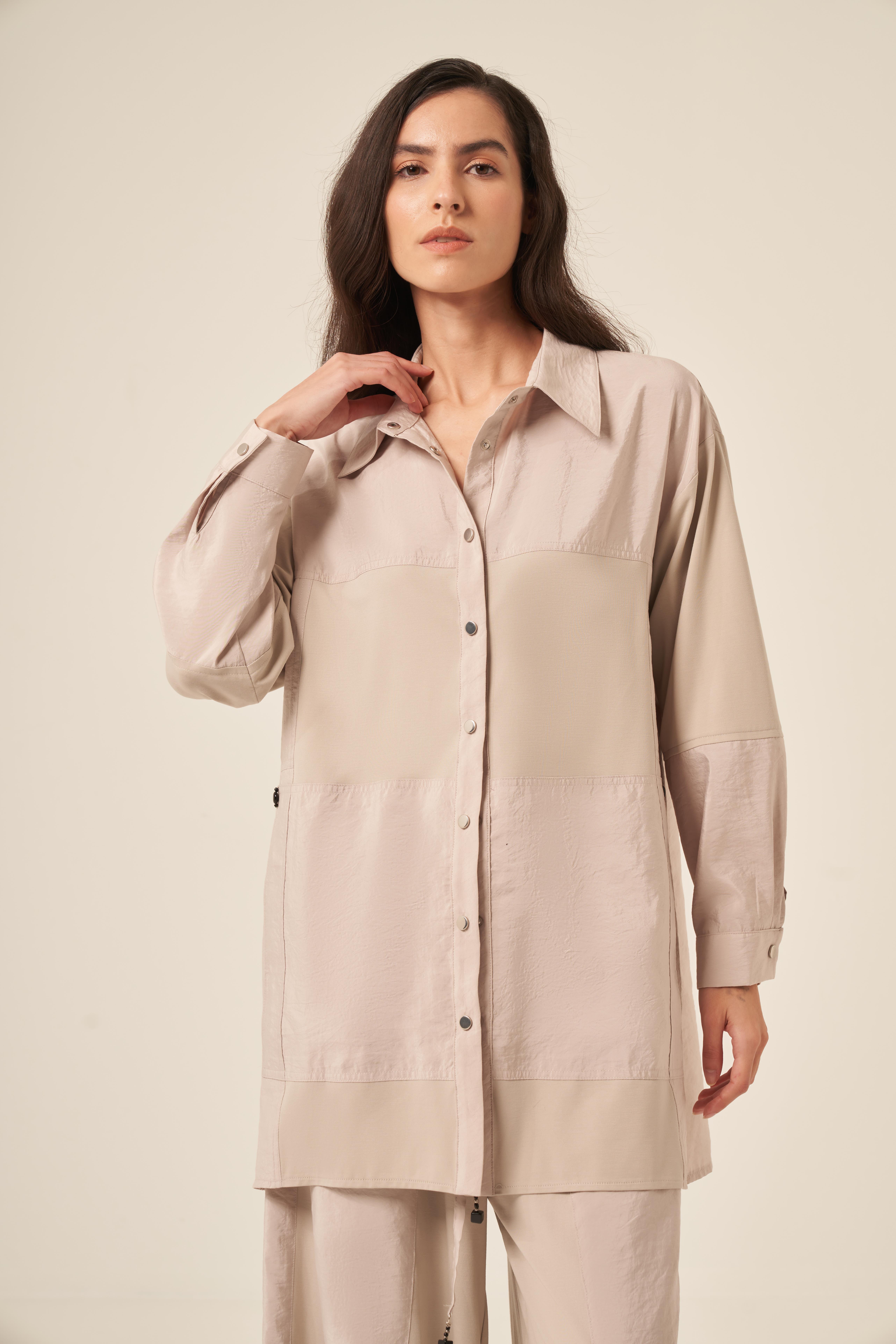 DUBAI GARNILI BAMBU GÖMLEKLİ TAKIM