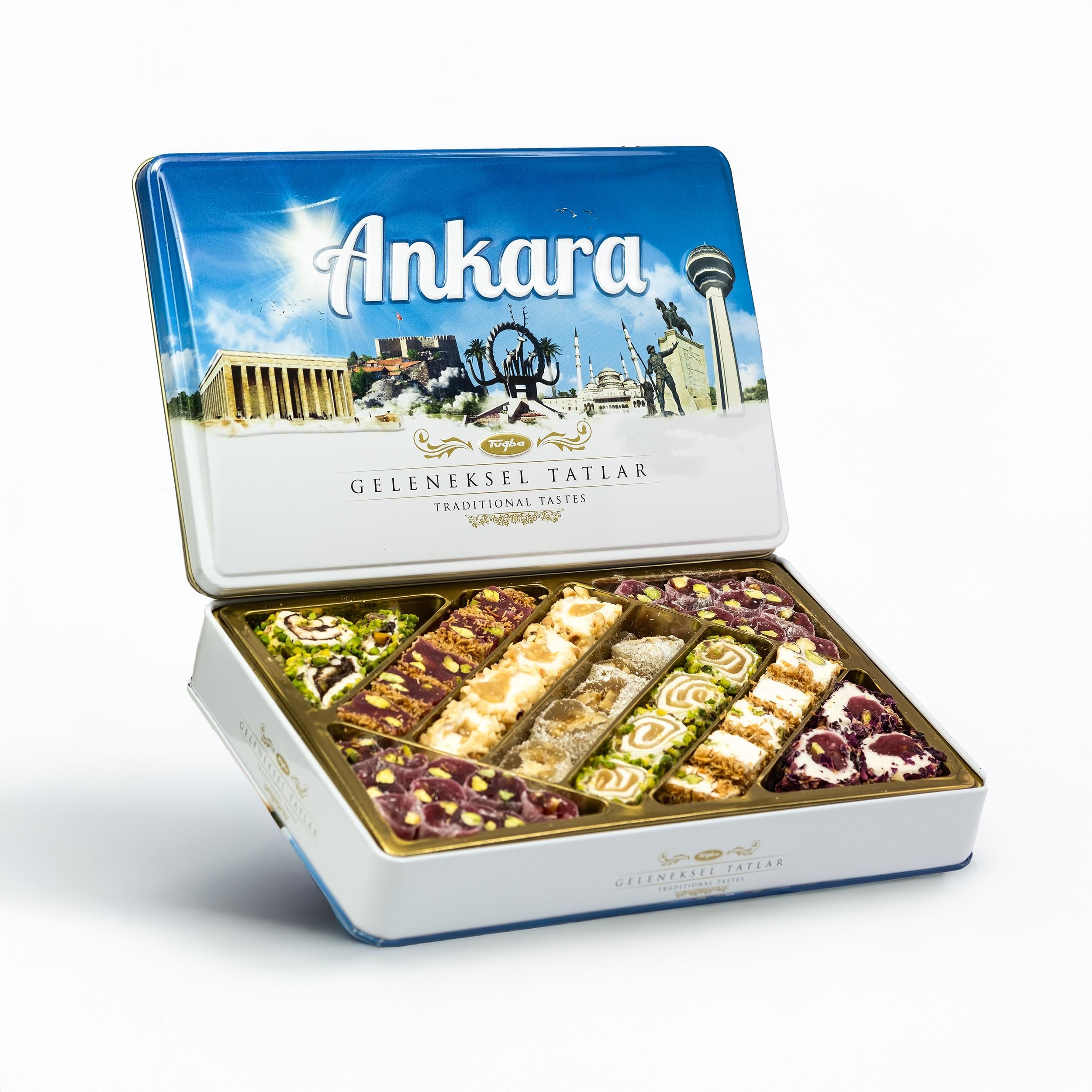 Geleneksel Tatlar Metal Kutu 540 Gr (Ankara)