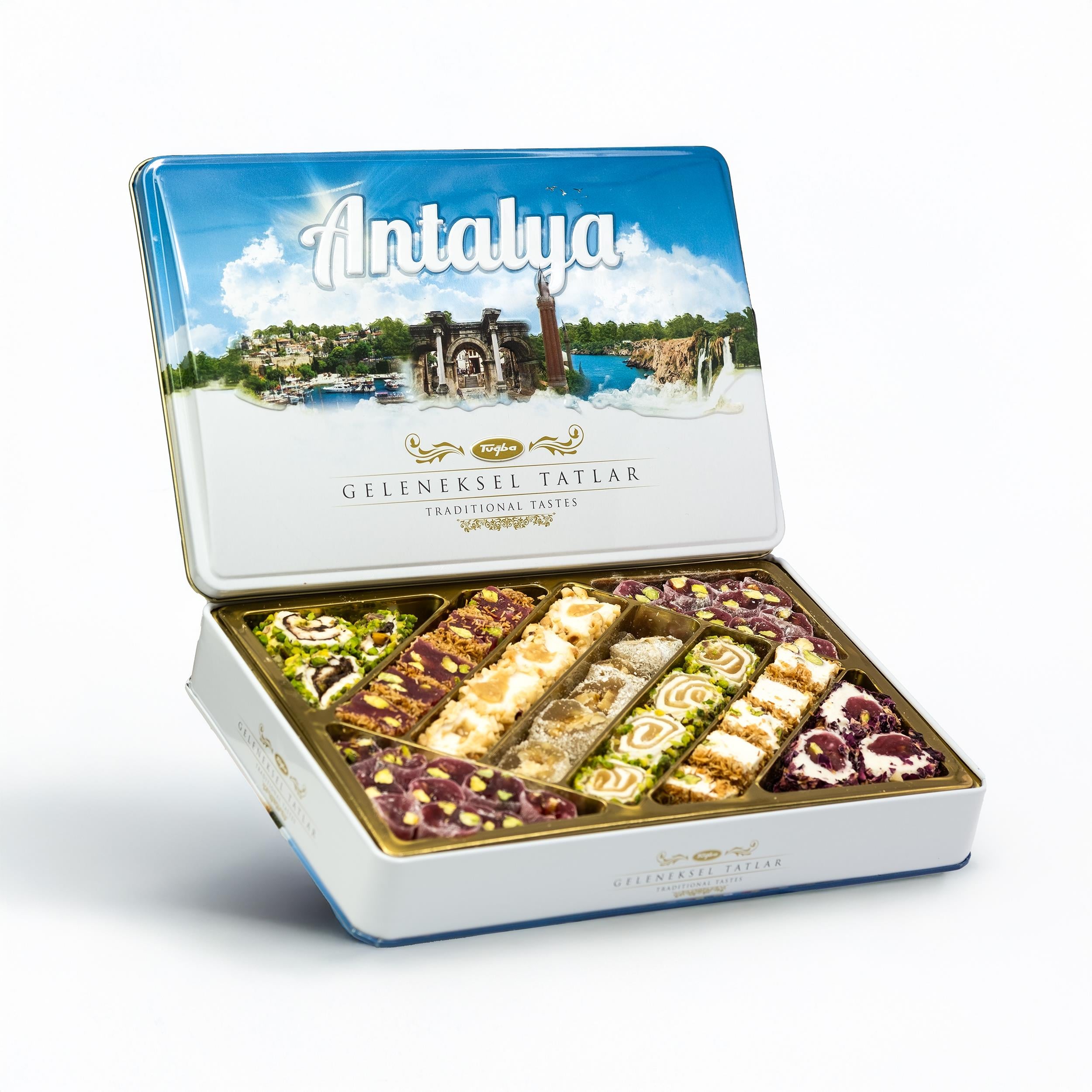 Geleneksel Tatlar Metal Kutu 540 Gr (Antalya)