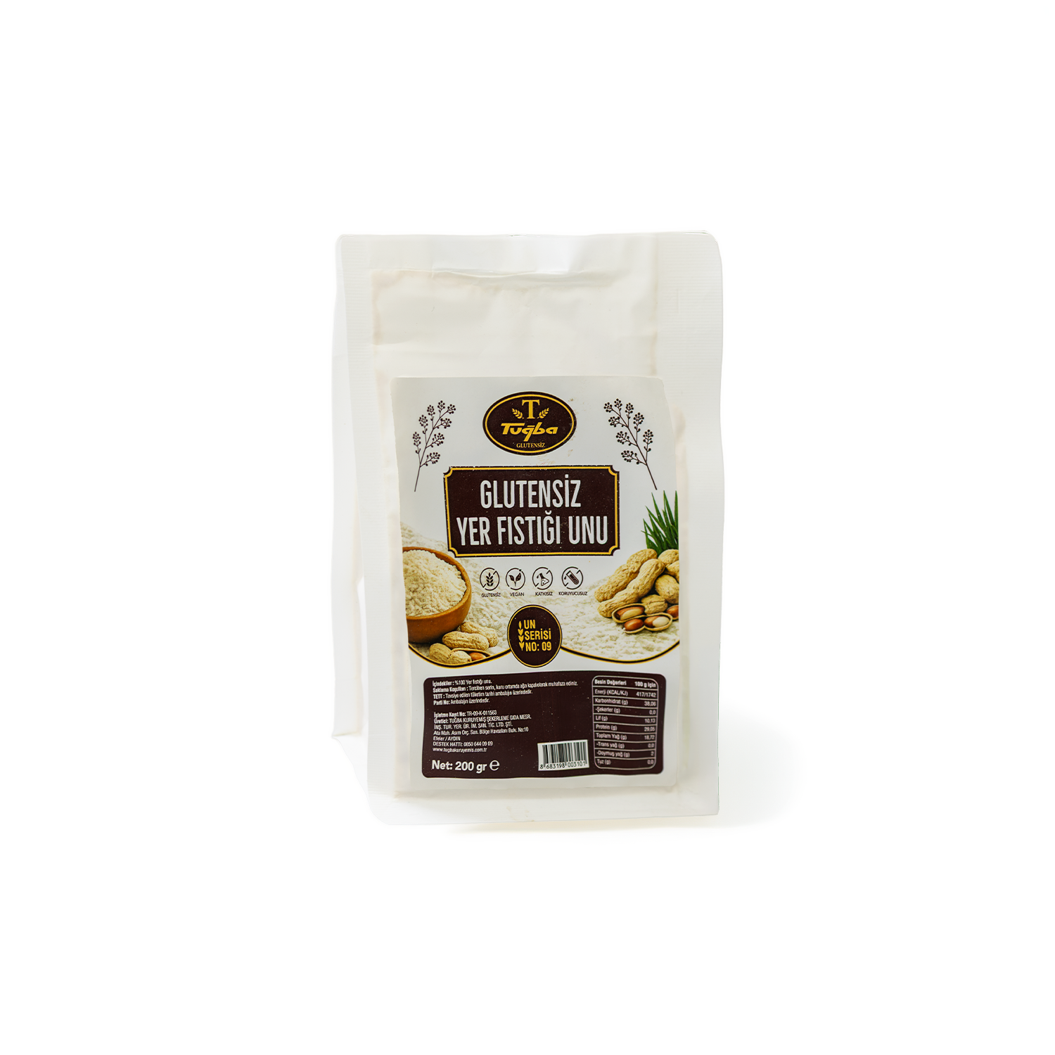 Glutensiz Yer Fıstığı Unu 200 gr 