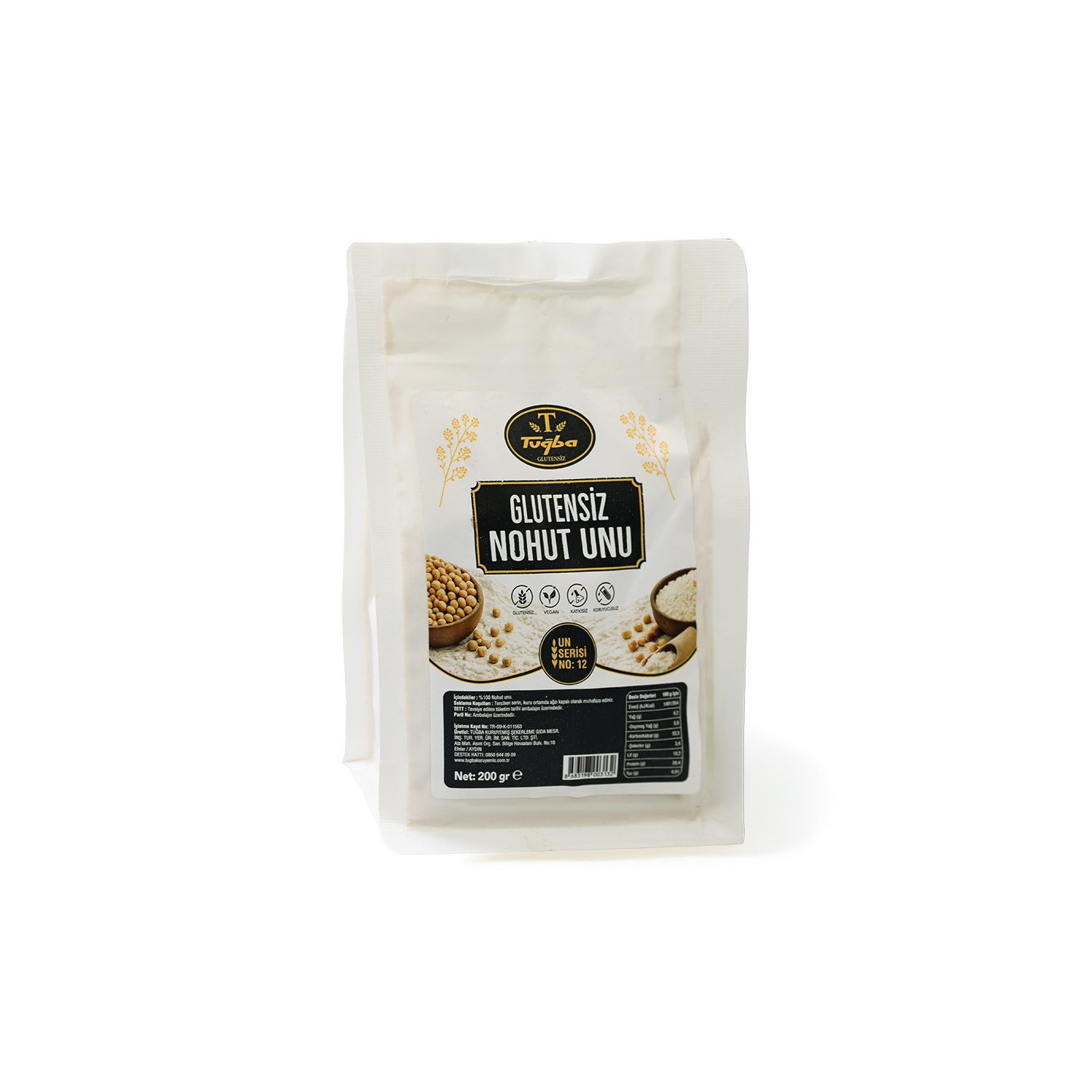 Gluutensiz Nohut Unu 200 gr 