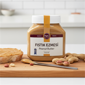Sürülebilir Fıstık Ezmesi 650 gr (Şekerli)