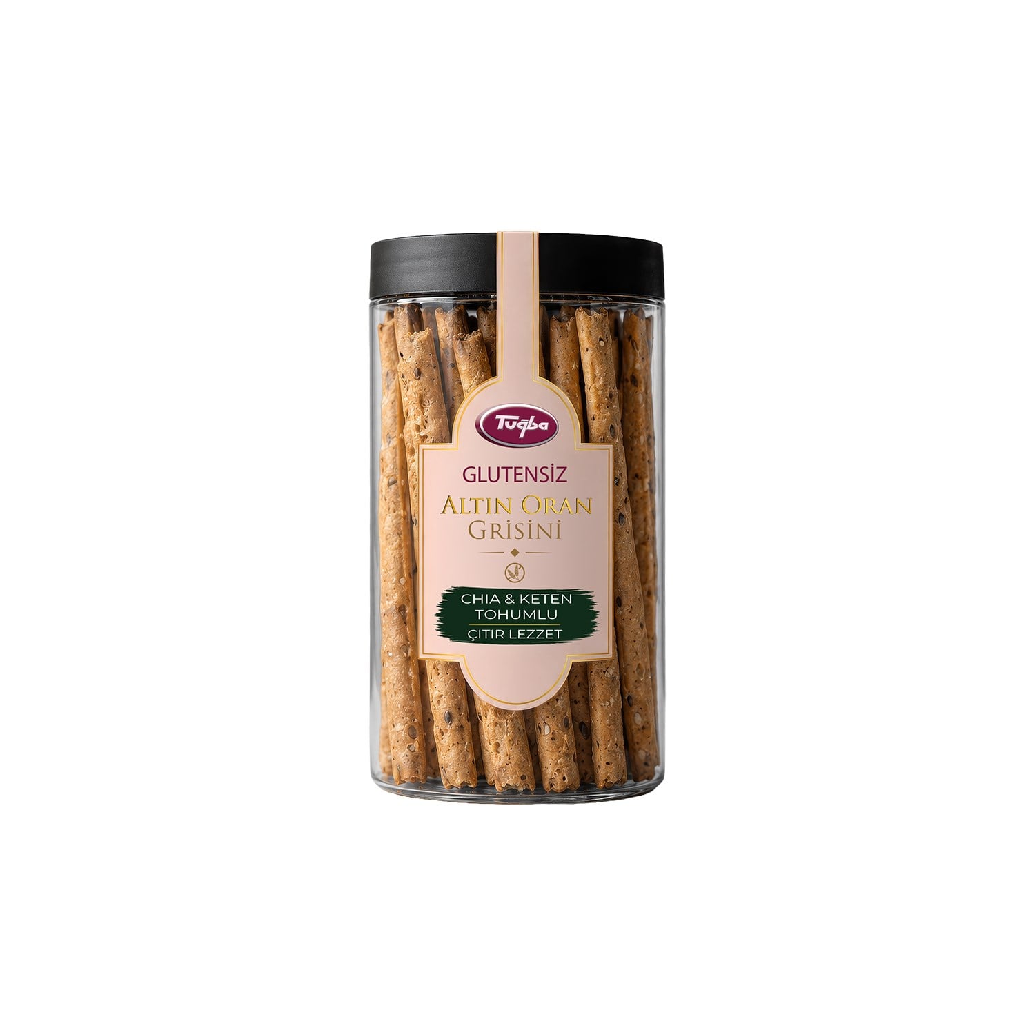 Glutensiz Grissini Keten Tohumlu&Chia Tohumlu 120 gr