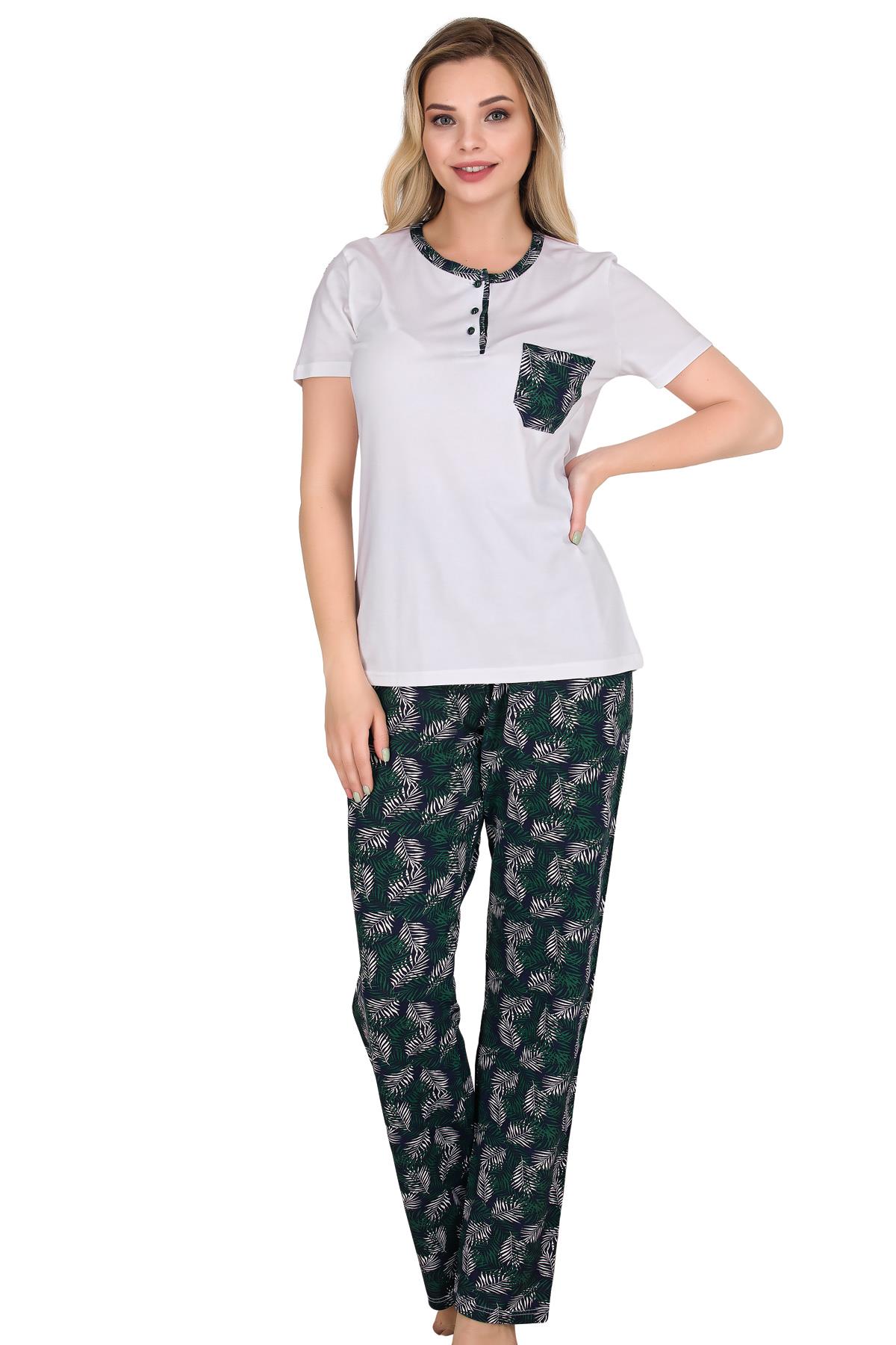 Sensu Kadın Pijama Takımı Kısa Kollu PJ3006