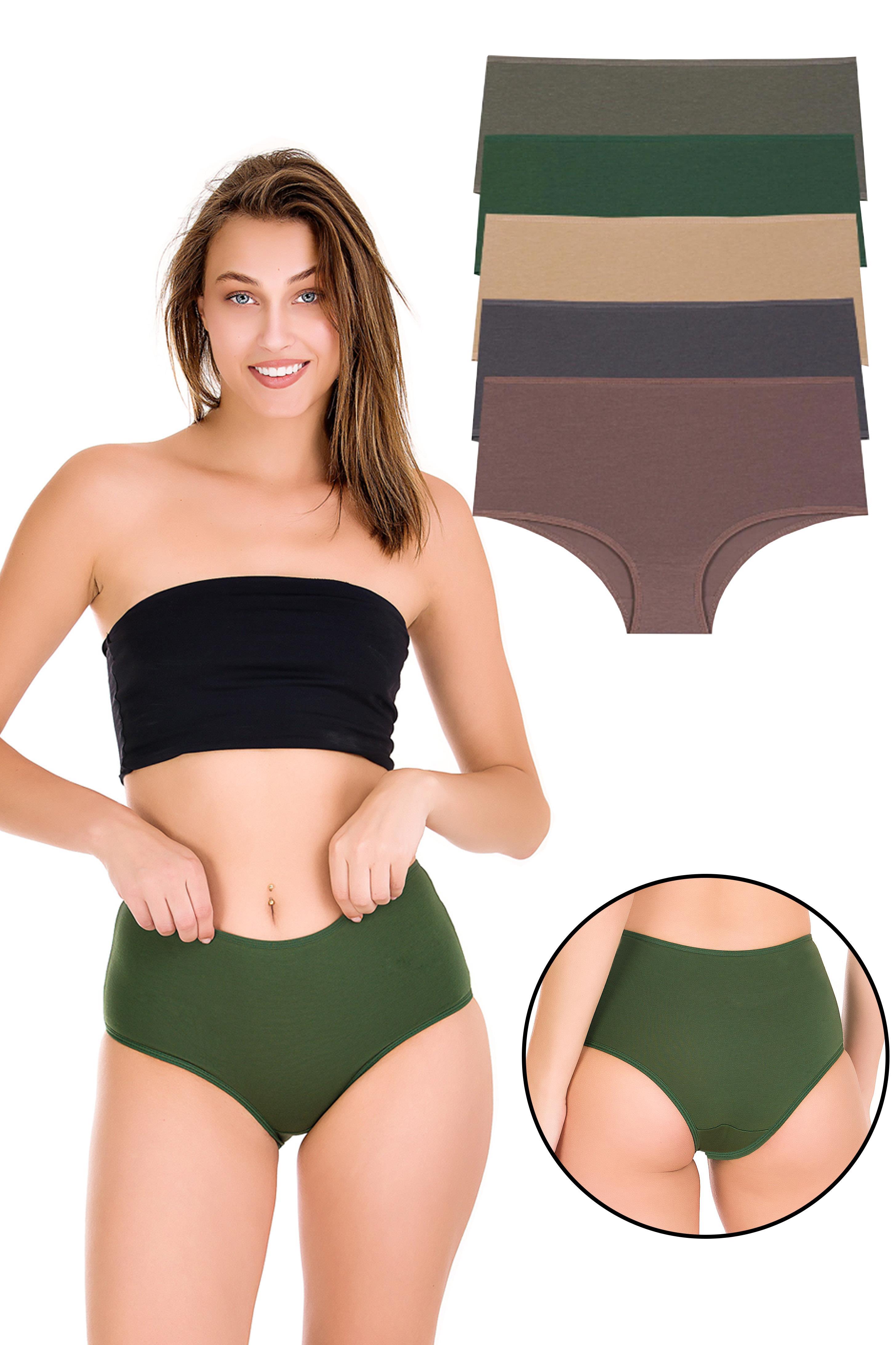 Sensu Kadın Bato Külot Karışık Renkli 7 li Paket - KTS2092-7 MODEL10