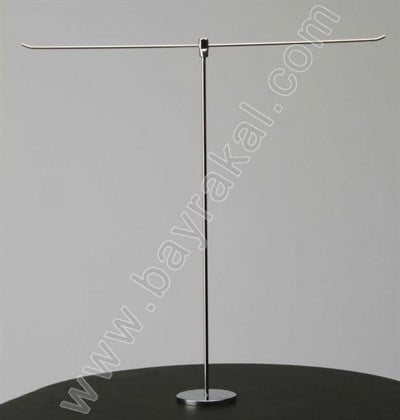 İkili Nikel L Telli Masa Bayrak Direği