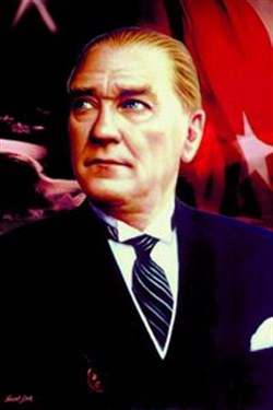 Atatürk Resmi 400x600cm.