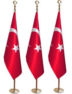 Telalı Simsiz Makam Türk Bayrağı